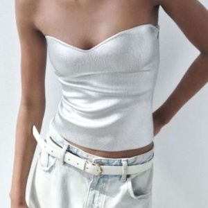 ZARA | KNIT BUSTIER TOP